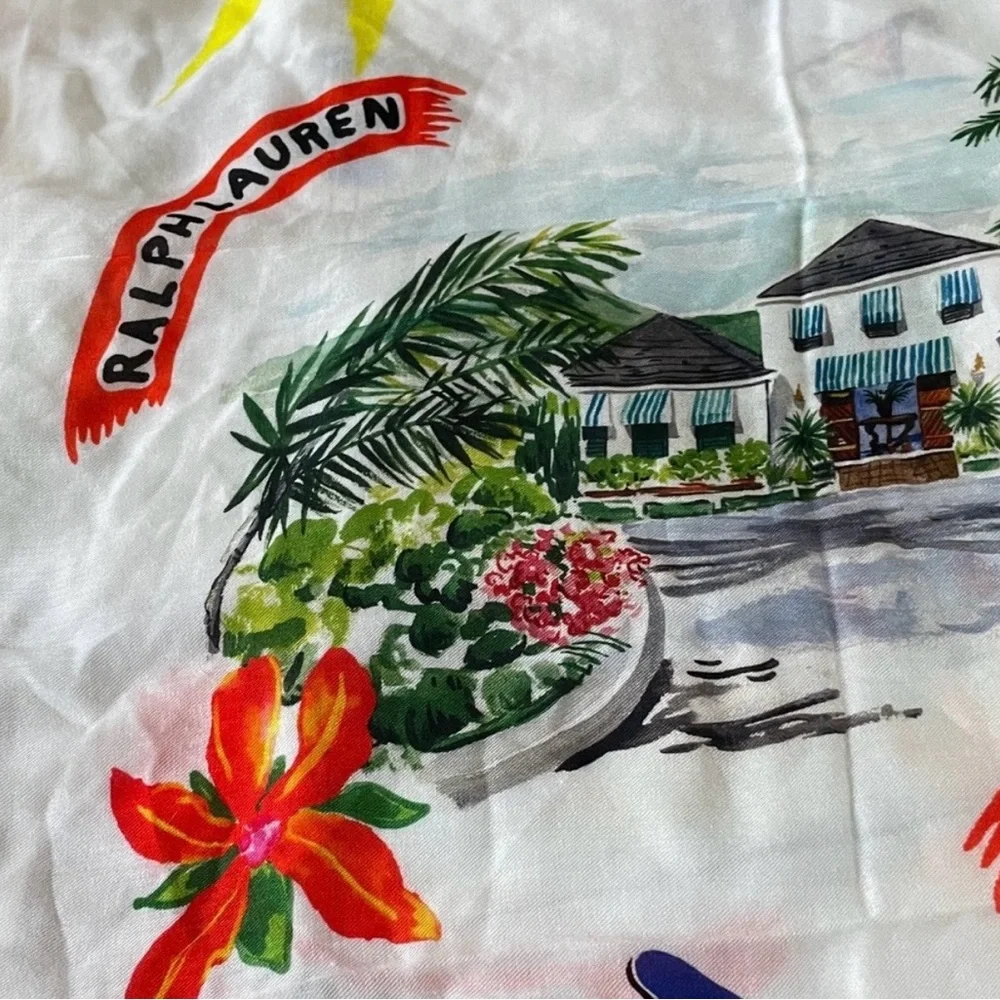 Polo by Ralph Lauren Multicolor Scarf/wrap 60x36